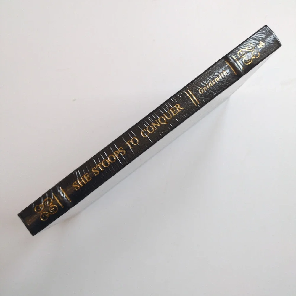 New SEALED She Stoops to Conquer by‎ Goldsmith Easton Press Leather 100 Greatest